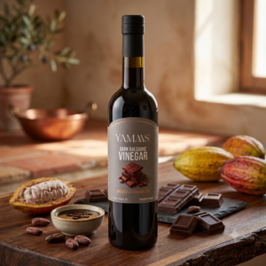 Dark Balsamic Vinegar infused with Chocolate