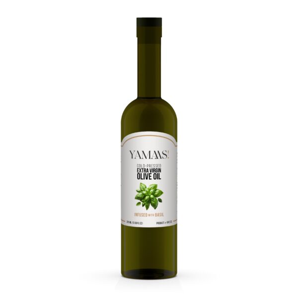 Cold-Pressed Extra Virgin Olive Oil infused with Basil