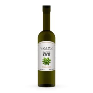 Cold-Pressed Extra Virgin Olive Oil infused with Basil