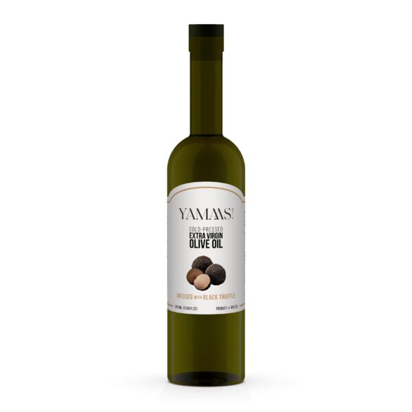 Cold-Pressed Extra Virgin Olive Oil infused with Black Truffle