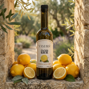 Cold-Pressed Extra Virgin Olive Oil infused with Meyer Lemon