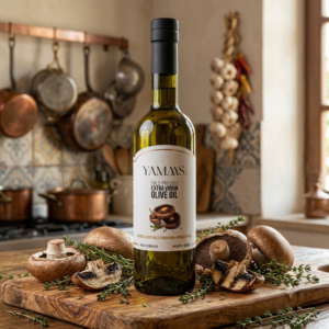 Cold-Pressed Extra Virgin Olive Oil infused with Portobello Mushroom and  Roasted Thyme
