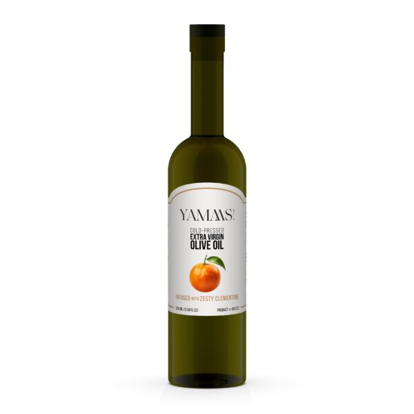 Cold-Pressed Extra Virgin Olive Oil infused with Zesty Clementine