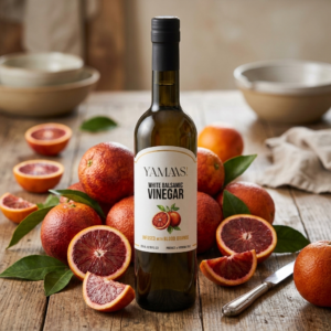 White Balsamic Vinegar infused with Blood Orange