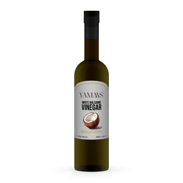 White Balsamic Vinegar infused with Coconut