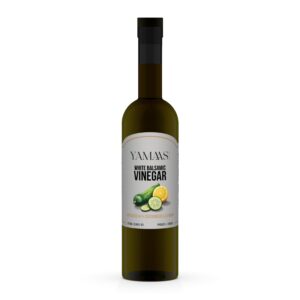 White Balsamic Vinegar infused with Cucumber and Lemon