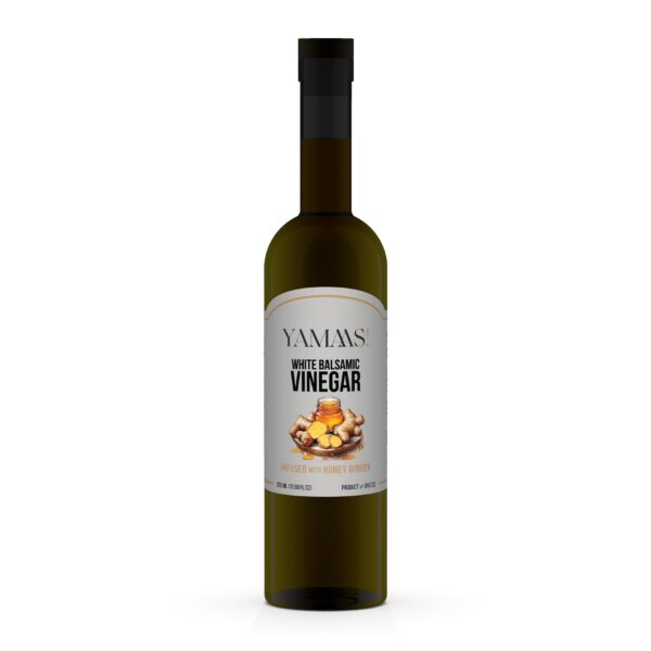 White Balsamic Vinegar infused with Honey Ginger