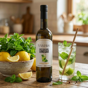 White Balsamic Vinegar infused with Mojito
