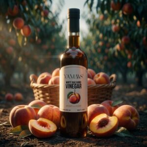 White Balsamic Vinegar infused with Peach