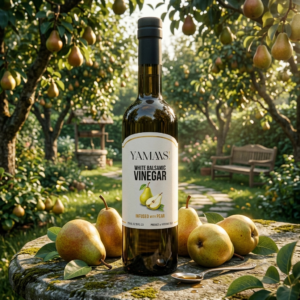 White Balsamic Vinegar infused with Pear