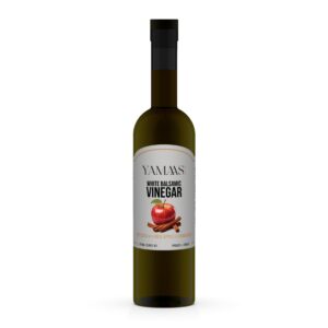 White Balsamic Vinegar infused with Red Apple and Cinnamon