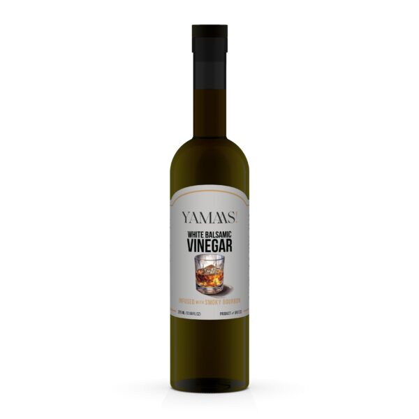 White Balsamic Vinegar infused with Smoky Bourbon